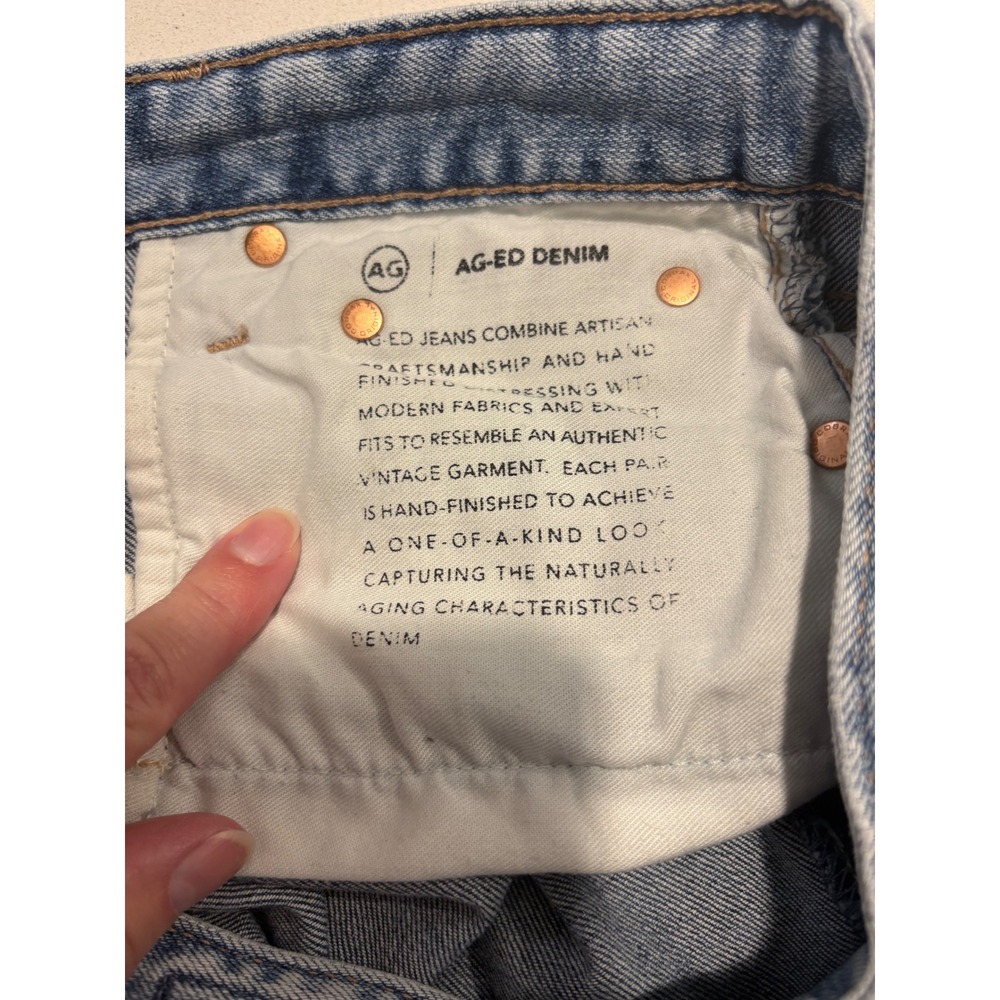 AG Adriano Goldschmied Ex-Boyfriend Slim Jeans Light Indigo 24R LED1575BT20YSWK - Picture 9 of 13